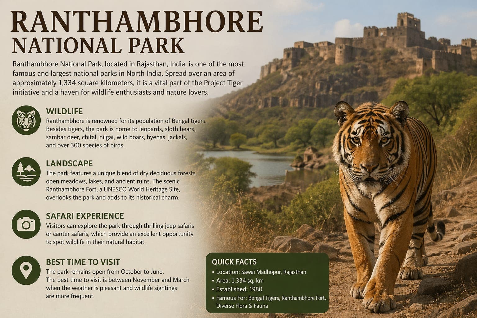 from jaipur: Ranthambore guide tiger safari